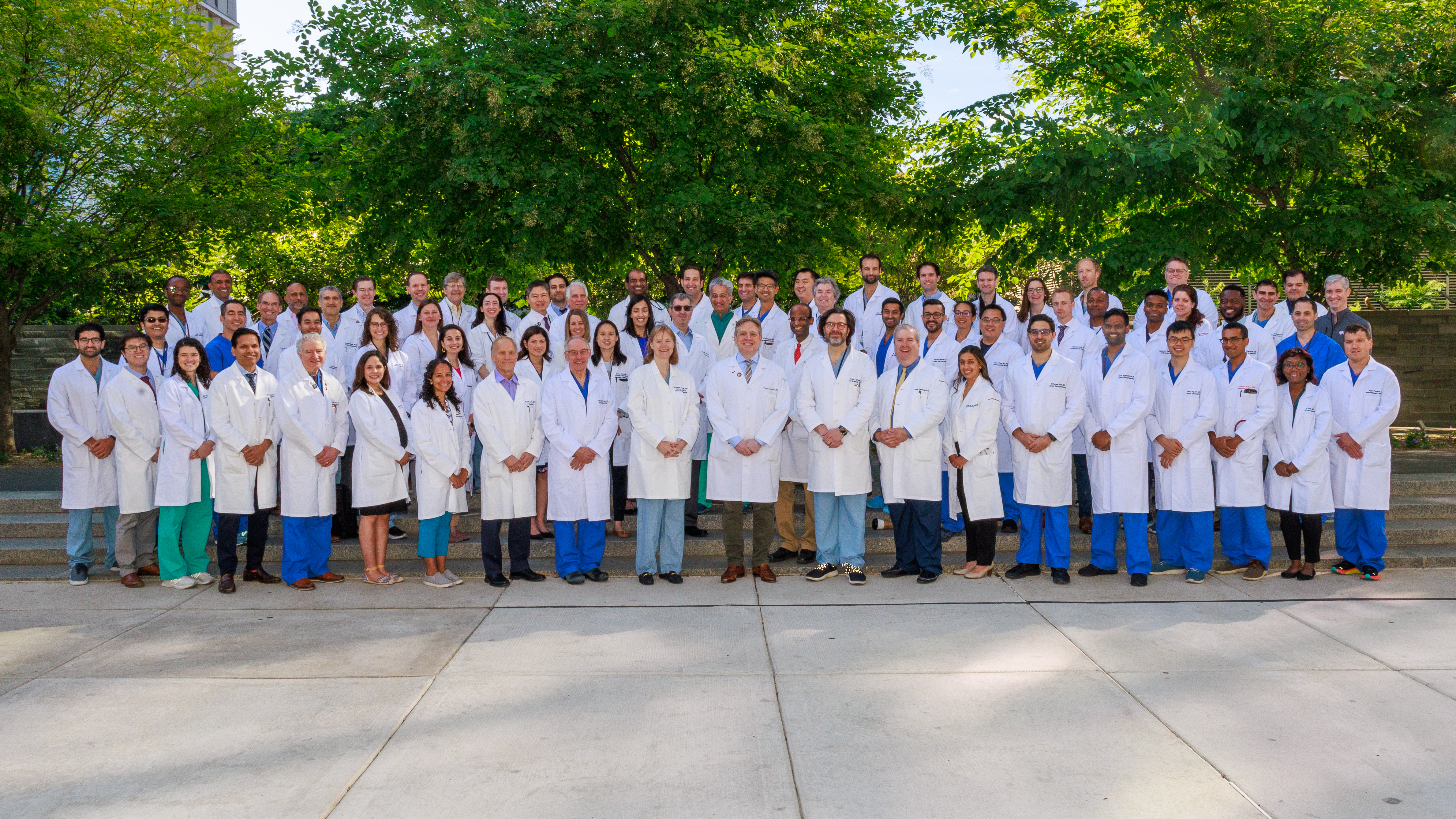 Group shot of the 2023 Penn Medicine Cardiology department downtown
