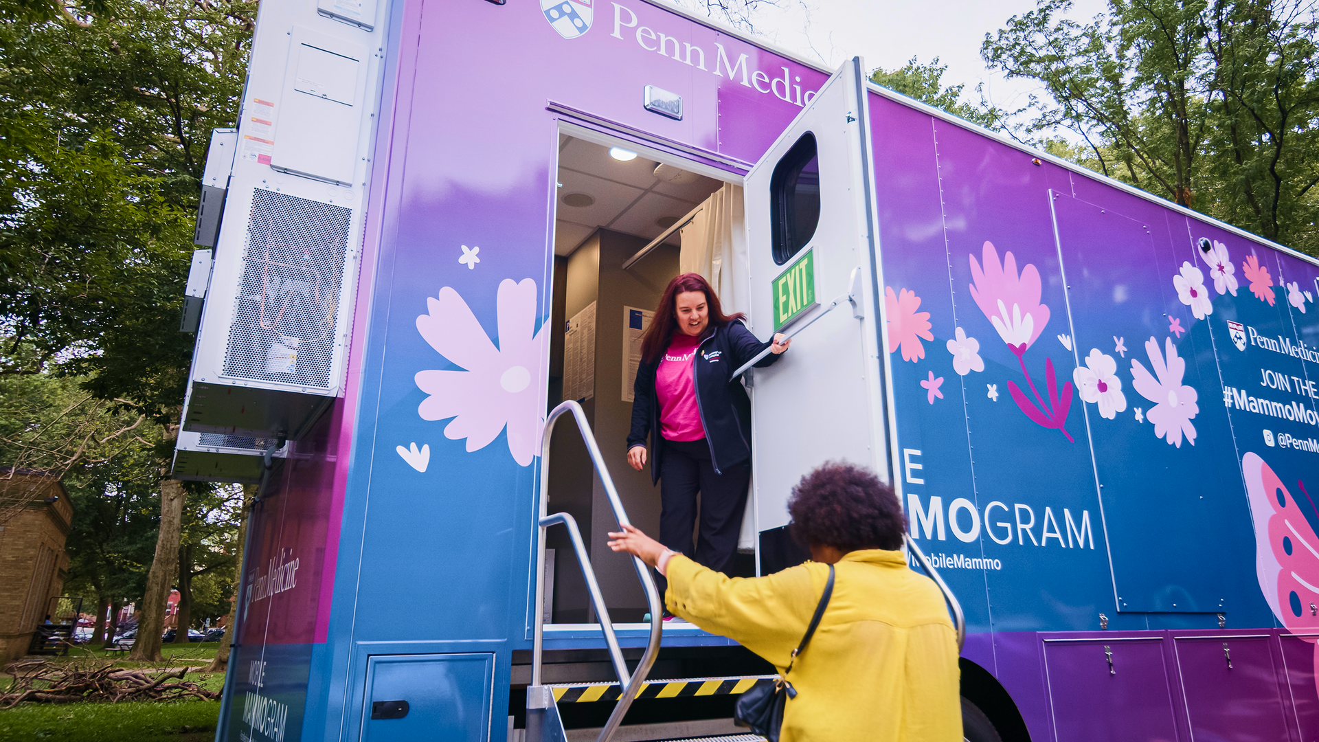 Mobile mammography van