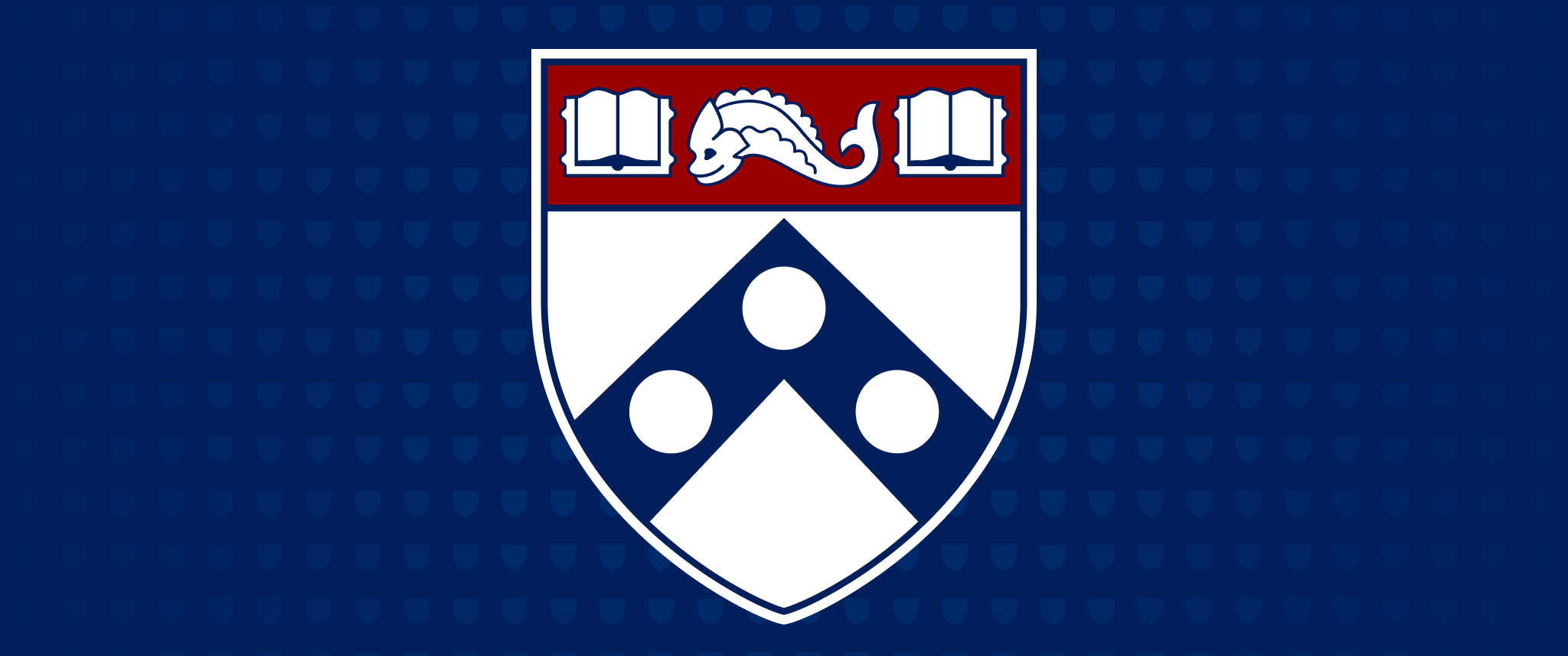 Penn Medicine shield on blue background