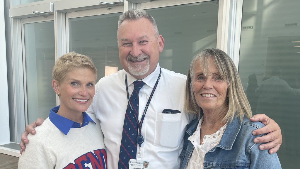 Group photo of Kate Korson, James Metz, and Marcy Korson