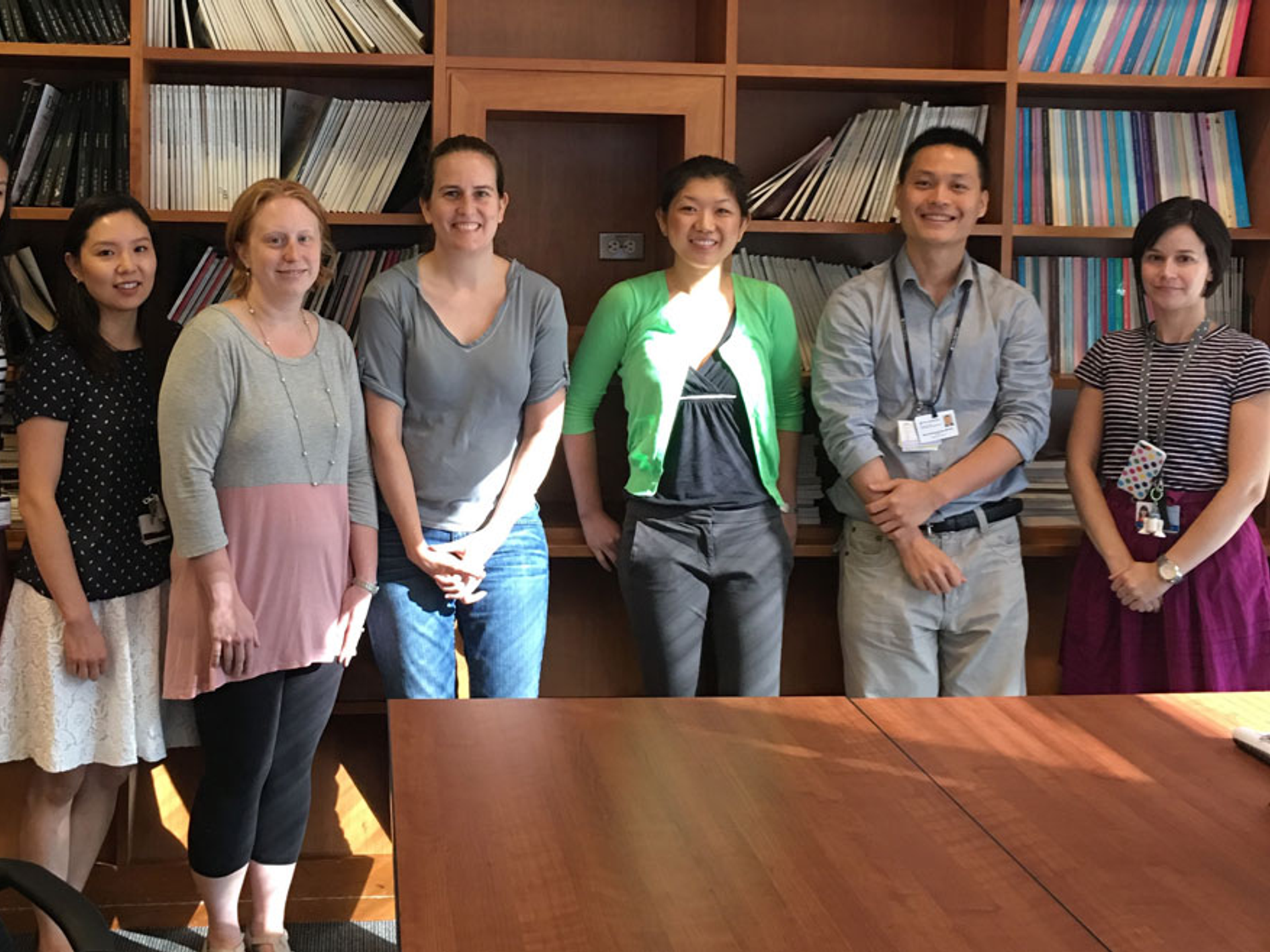Group shot of pulmonary fellows