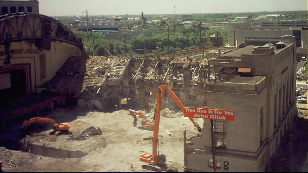 Construction at the former site of the Philadelphia Civic Center