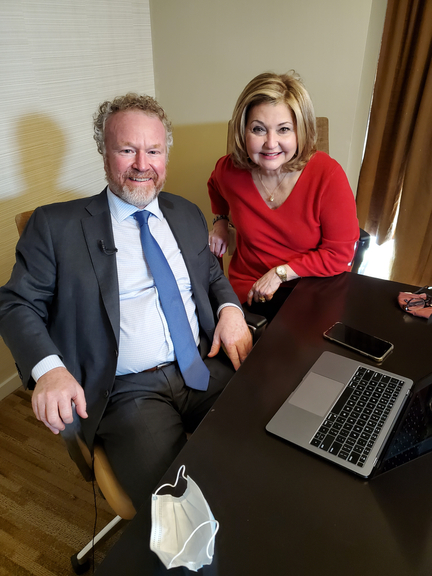 Pat Ciarrocchi with her doctor, Ronald O'Rourke